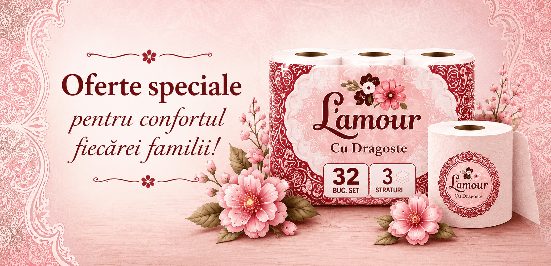 Oferte speciale L'amour Cu Dragoste — pentru confortul fiecărei familii