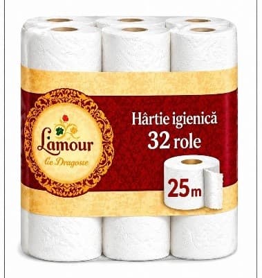 Hârtie igienică 2 str, 32/25 Set 32 role