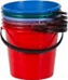 Găleată pentru oficiu cu mâner din plastic 5 L