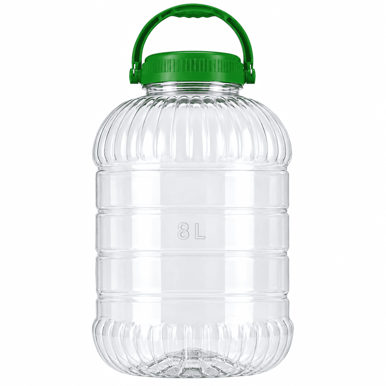 Borcan din plastic cu capac 8 L