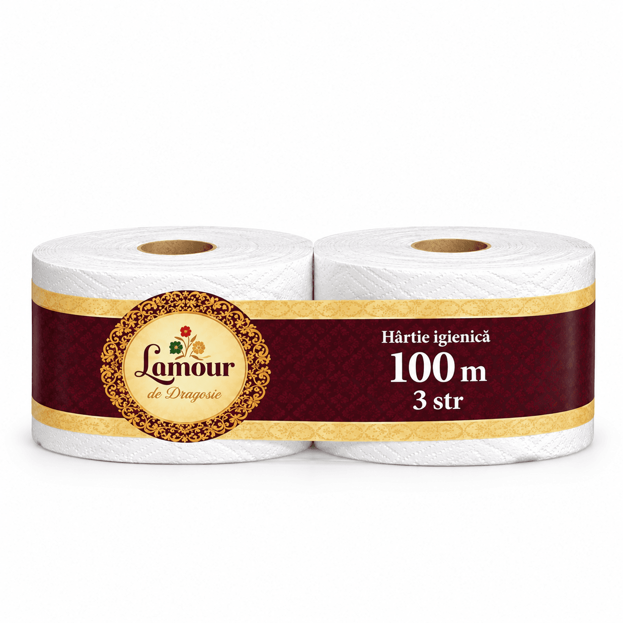 Hârtie igienică Horeca pentru dispenser 3 str, 2 role